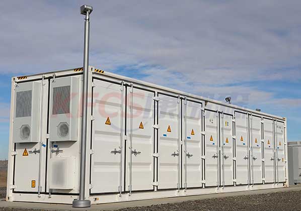 Containerized energy storage charging stack